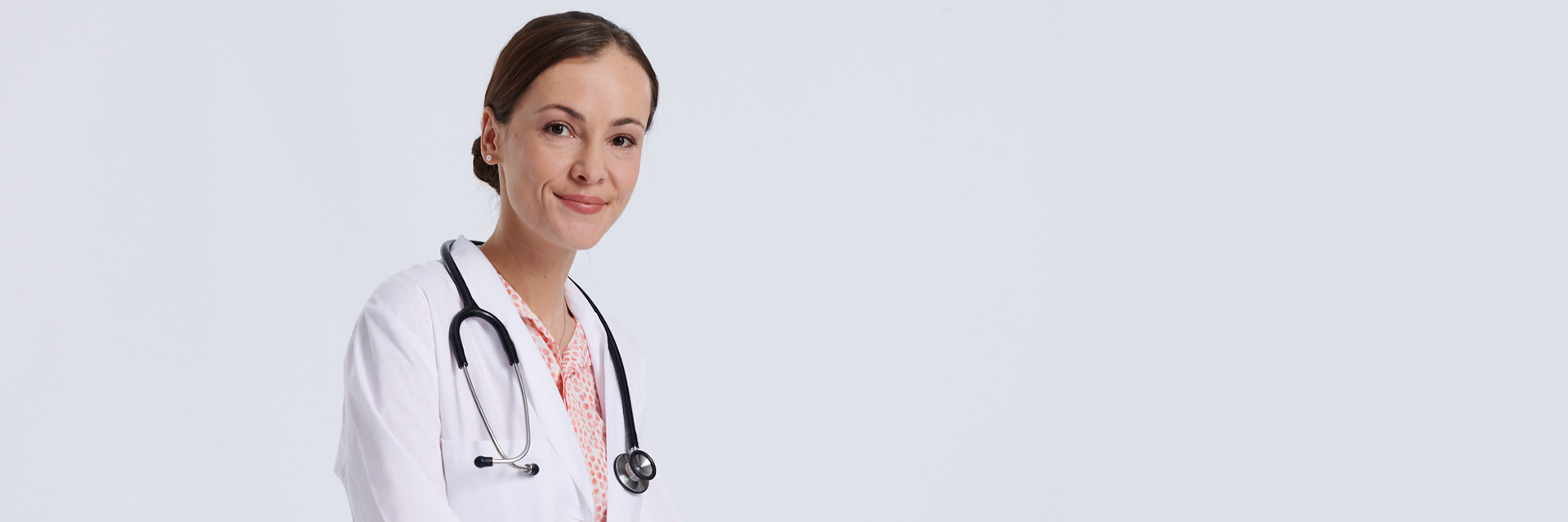 Female doctor with stethoscope
