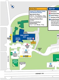 Texas Health Azle Campus Map