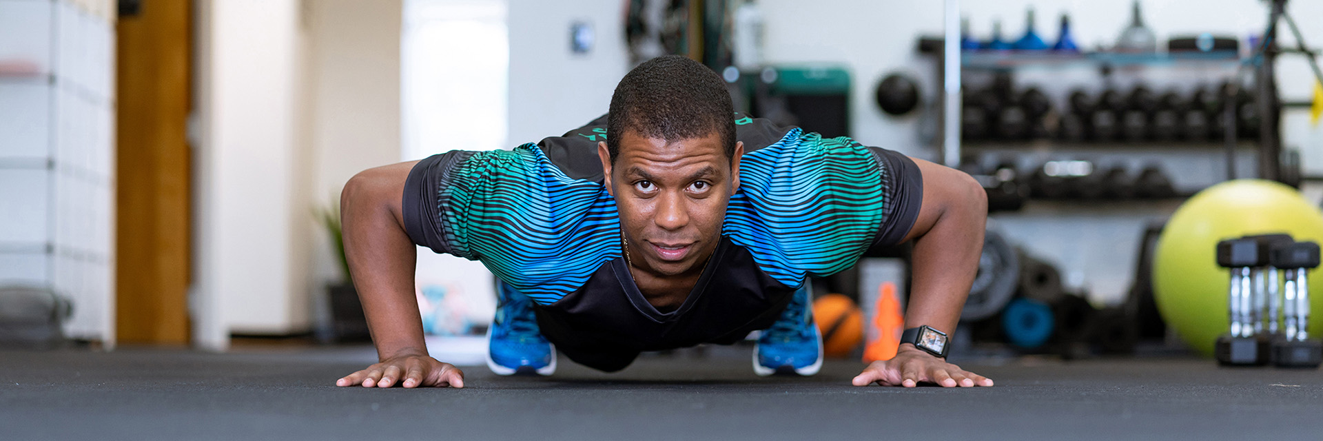 Man doing push-up