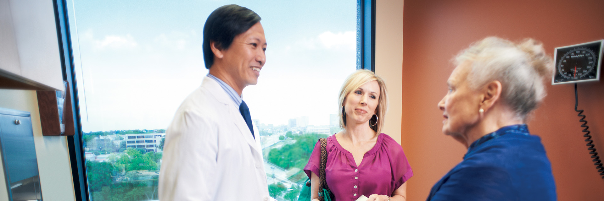 Woman having checkup