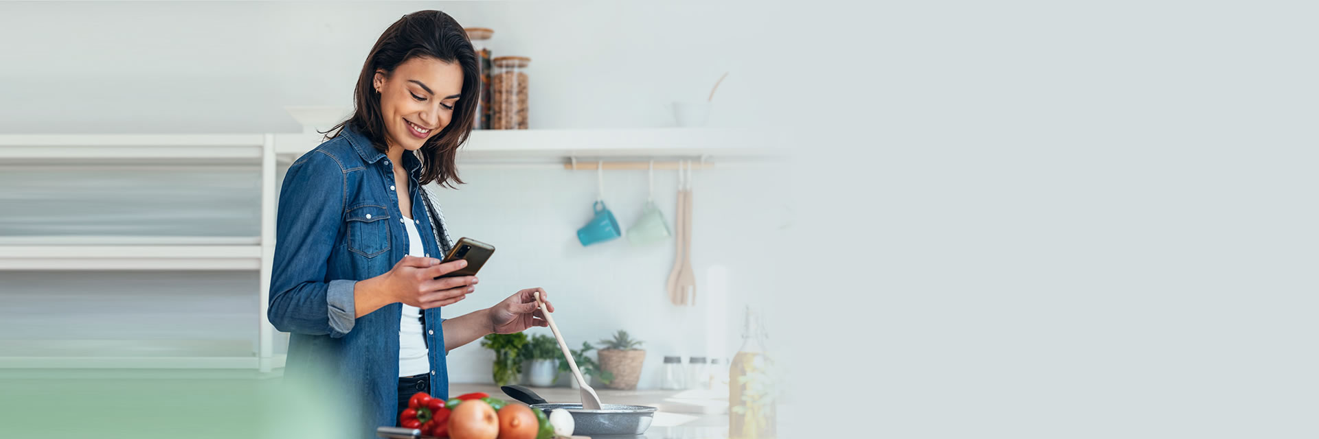 Woman cooking