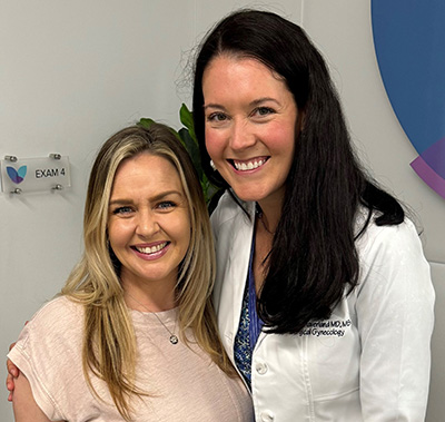 Sydney Booth and Dr. Haverland Sydney Booth and Dr. Haverland